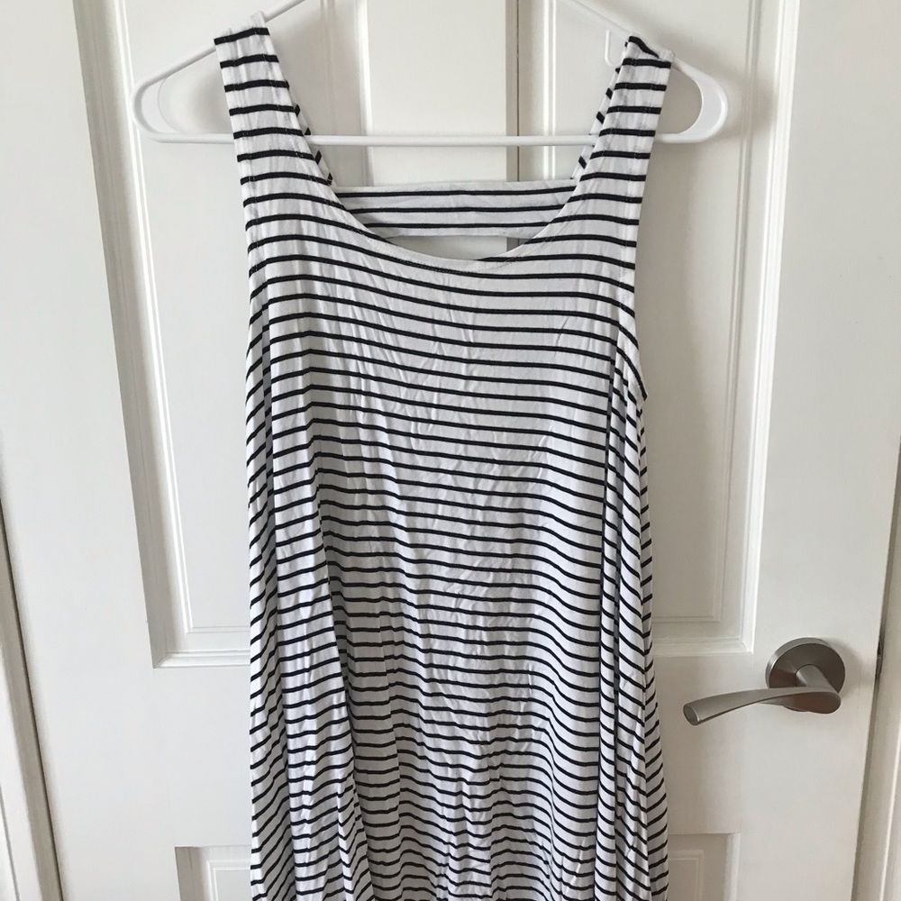 Garage Striped Swing Dress